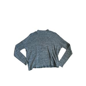 H&M Divided Mockneck Long Sleeve - Lightweight Gray, Size Small